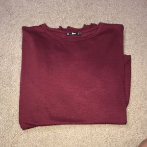 Maroon blouse